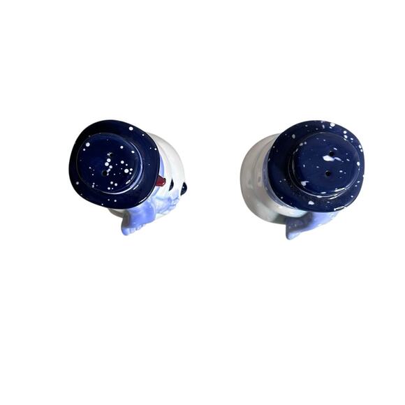 Home Target Snowman Salt & Pepper Shakers Ceramic Kitchen Table Holiday Winter - Picture 4 of 8
